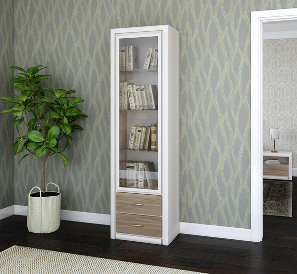 Шкаф для книг Milan 1D2S Шкаф для книг Milan 1D2S