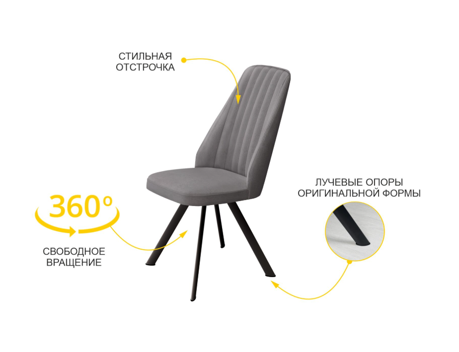 Стул Велюр Монреаль