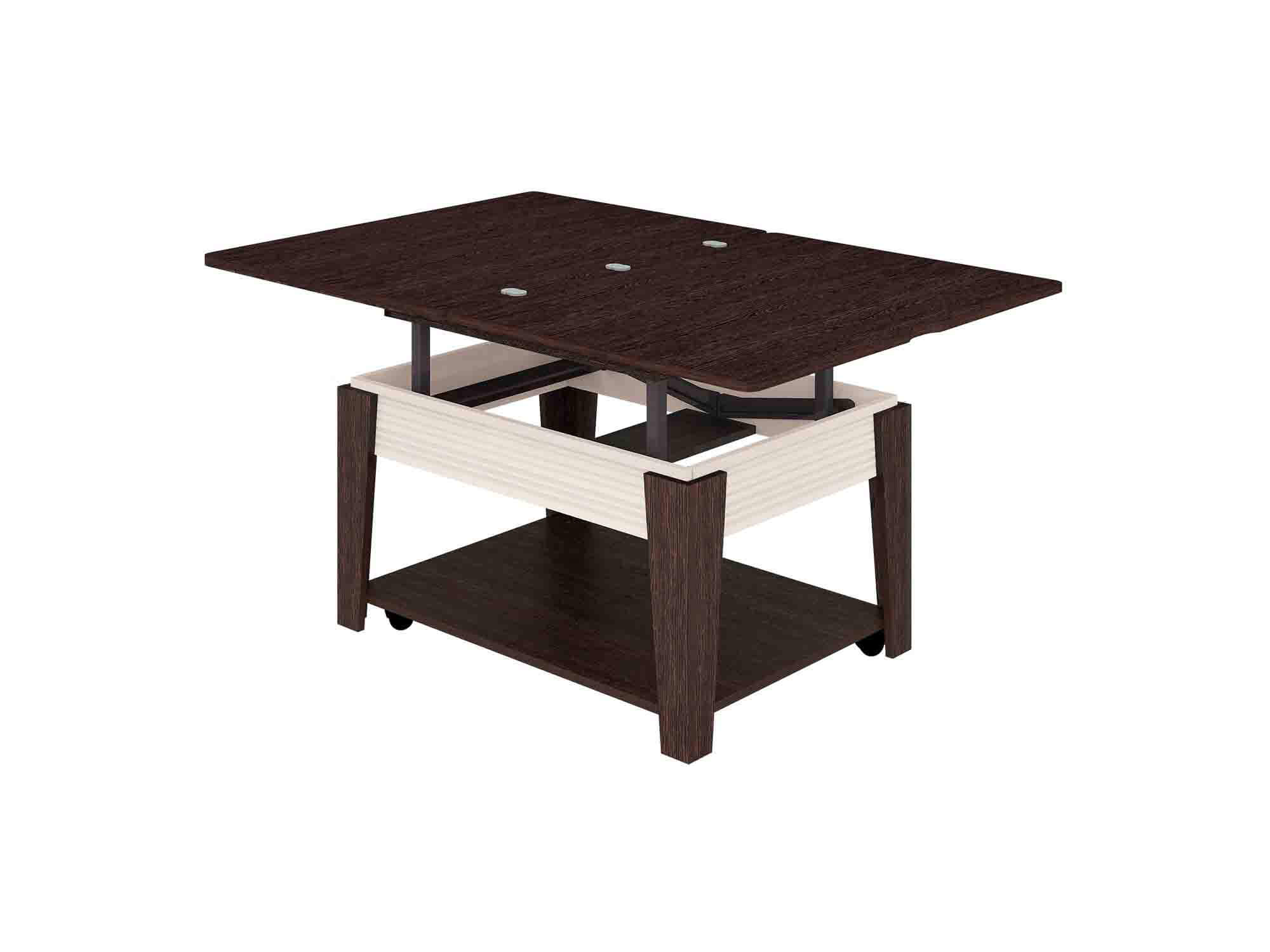 Журнальный стол-трансформер Агат 32.10 Венге-Ваниль Журнальный стол-трансформер Агат 32.10 Венге-Ваниль