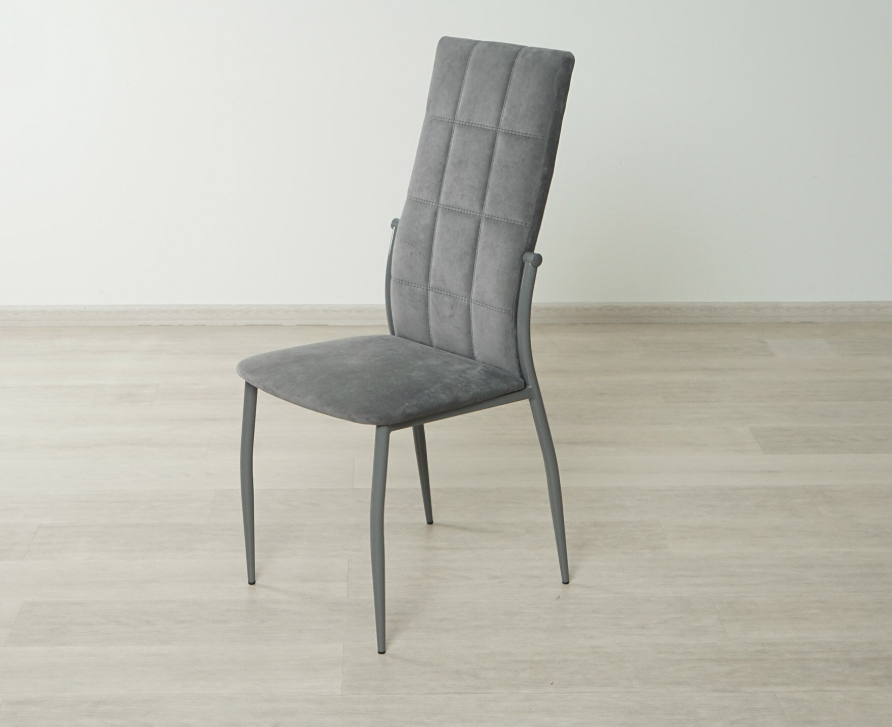 Стул Велюр Фаворит Десерт серый