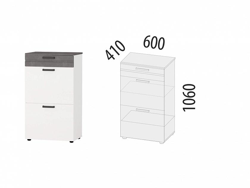 Тумба для обуви Денвер 400.11 Тумба для обуви Денвер 400.11