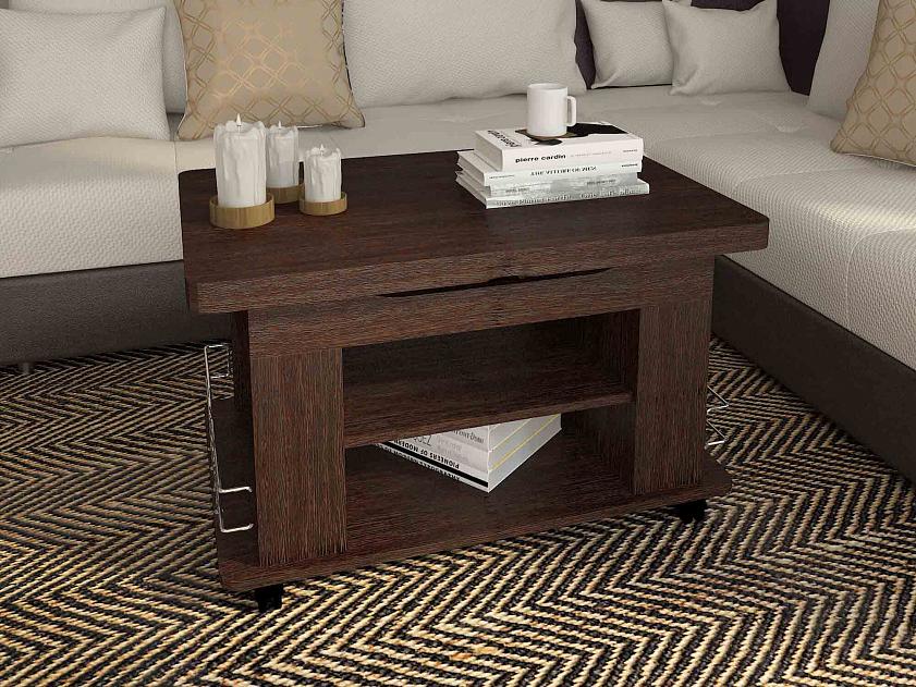 Агат-23 Венге Стол журнальный 600(900)х900(1200)х550(770) Агат-23 Венге Стол журнальный 600(900)х900(1200)х550(770)