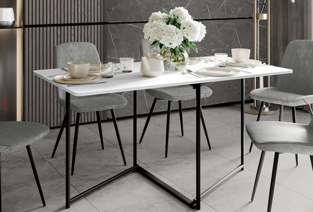 Стол-книжка Колибри 16 (02) Белый шпон-Черный