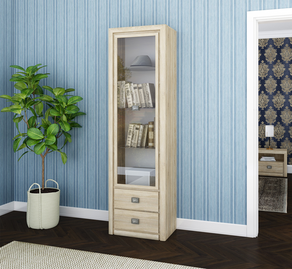 Шкаф для книг Milan 1D2S Шкаф для книг Milan 1D2S