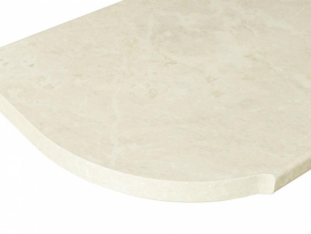 Столешница ПФР 12.300 Королевский опал (левая радиусная) 3000 мм