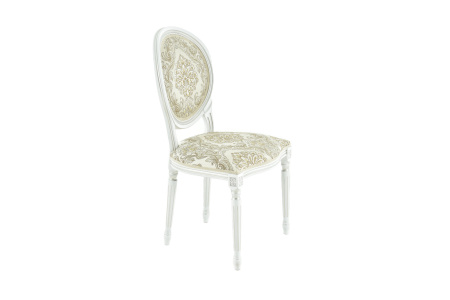 Стул из массива Медальон с мягкой спинкой и сиденьем  