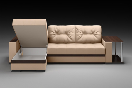 Диван-кровать угловой Серджио с приставкой