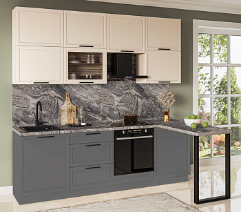 Кухонный гарнитур с витриной Неаполь 110 207 Кухонный гарнитур с витриной Неаполь 110 207