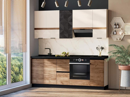  Кухонный гарнитур Дакота 19 (ширина 220 см)