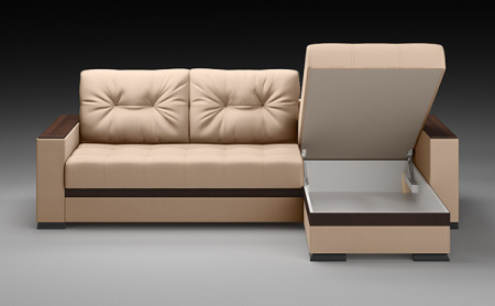 Диван-кровать угловой Серджио без приставки