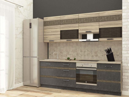  Кухонный гарнитур Бруклин 13 (ширина 240 см)