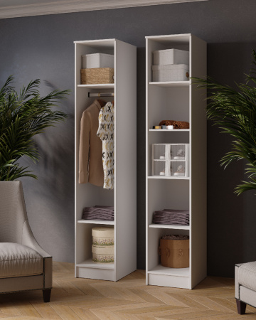 Пенал Ларс (0,4) белый/ателье светлое