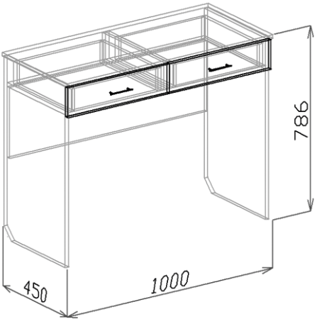 Туалетный стол (Роберта)
