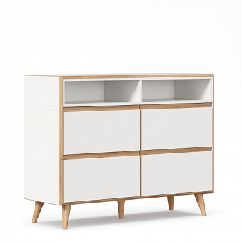 Лайн Комод малый (Белый)