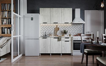 Комплект фасадов "Диор"  Дуб крафт белый Б/С Комплект фасадов "Диор"  Дуб крафт белый Б/С