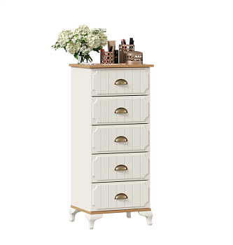 Вилладжио Тумба высокая с 5 ящиками