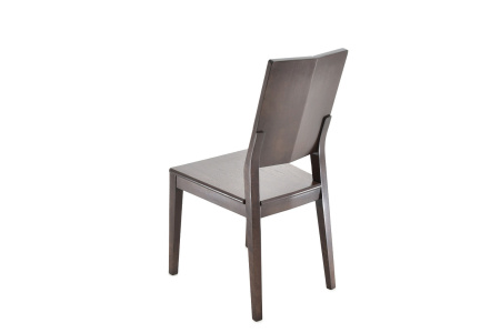 Стул из массива Крафт с жёсткой спинкой и сиденьем