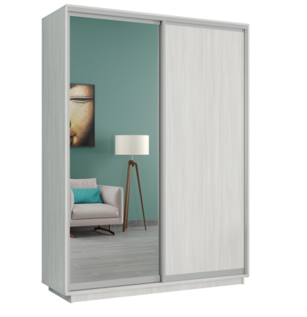 Широкий Экспресс 2-х дверный (Зеркало, ЛДСП)