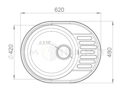 Кухонная мойка GRANFEST GF-Z58