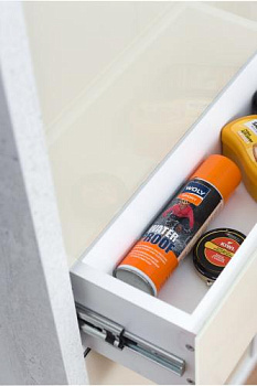 Обувница Люкс стекло капучино Шкафы 5-ти секционные Плюс