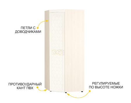 Шкаф угловой (лев/прав) Тиффани 93.08