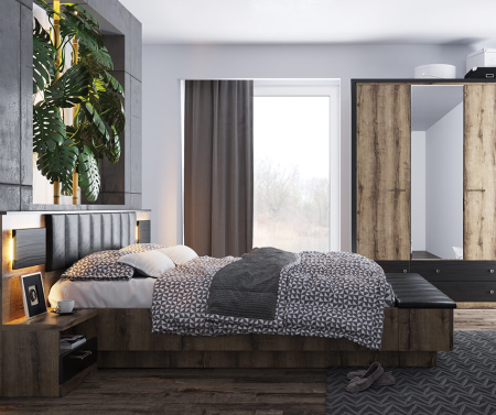 КРОВАТЬ 160 М С ПОДЪЕМНИКОМ/Кожа