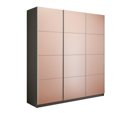 Шкаф-купе Прайм 3-х дверный (Стекло Пудра)