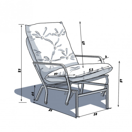 Кресло Дача улица