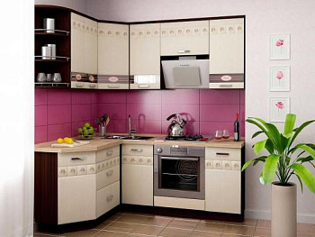 Кухонный гарнитур угловой Аврора 15 (ширина 150х200 см)  Кухонный гарнитур угловой Аврора 15 (ширина 150х200 см)