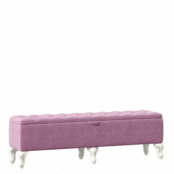 Маркиза Банкетка 1520 (Алебастр/Сиреневый)