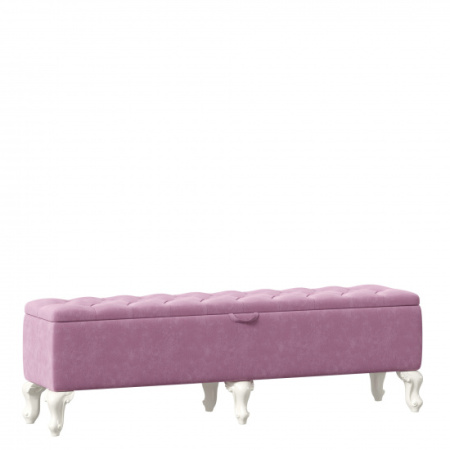 Маркиза Банкетка 1520 (Алебастр/Сиреневый) Маркиза Банкетка 1520 (Алебастр/Сиреневый)