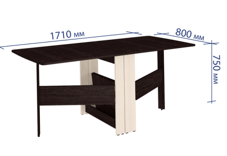 Стол-книжка Колибри 12.2 (04) Венге-Кобург