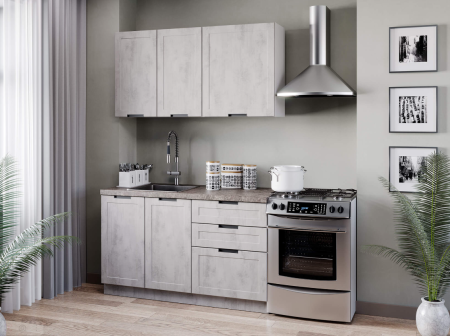 Джамис Кухонный гарнитур 2000 №2 (Черный/Кашмир) Джамис Кухонный гарнитур 2000 №2 (Черный/Кашмир)