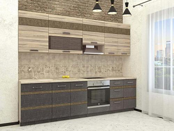 Кухонный гарнитур Бруклин 15 (ширина 280 см) Кухонный гарнитур Бруклин 15 (ширина 280 см)