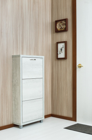 Обувница Люкс стекло капучино Шкафы 3-х секционные