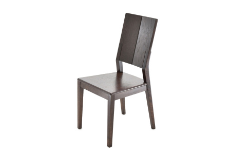 Стул из массива Крафт с жёсткой спинкой и сиденьем