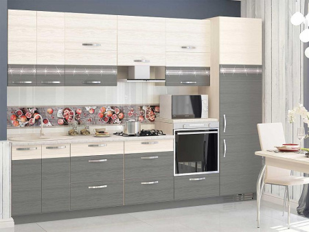 Панель стеновая высокоглянцевая СП 17 Графит