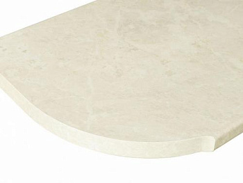 Столешница ПФР 12.150 Королевский опал (левая радиусная) 1500 мм