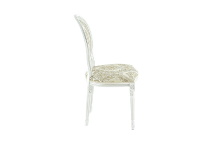 Стул из массива Медальон с мягкой спинкой и сиденьем  