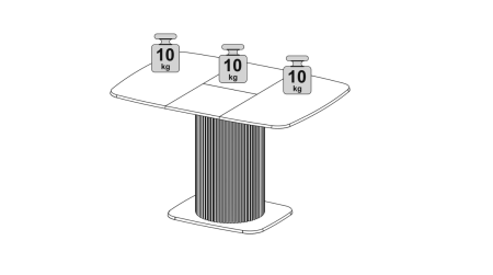 Стол обеденный раздвижной 950(1340)*950 (Оникс Серый/Дуб Тортуга) 