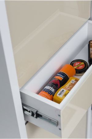 Обувница Люкс стекло капучино Шкафы 5-ти секционные Плюс