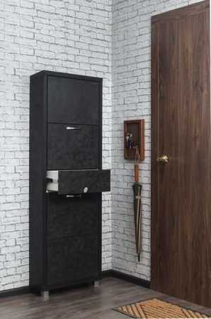 Обувница Люкс фасад ЛДСП Шкафы 4-х секционные Плюс