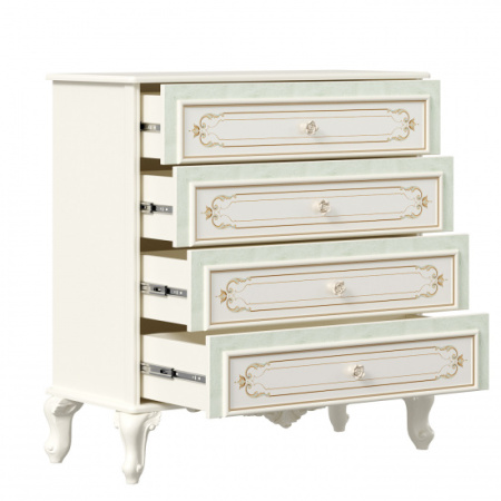 Луиза Комод с 4 ящиками (Алебастр)