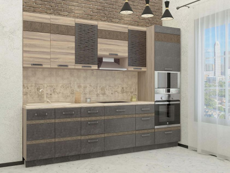  Кухонный гарнитур Бруклин 18 (ширина 280 см)