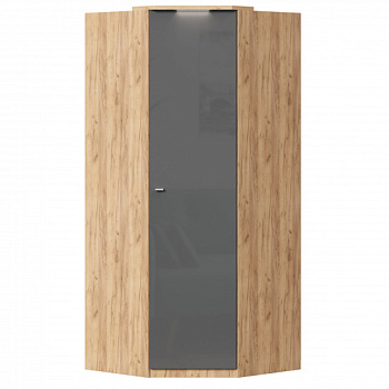 Фиджи Шкаф угловой (Дуб Золотой/Антрацит) Фиджи Шкаф угловой (Дуб Золотой/Антрацит)