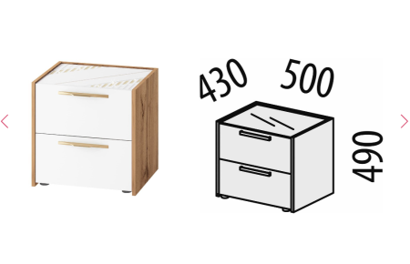 Тумба прикроватная Монако 903.07