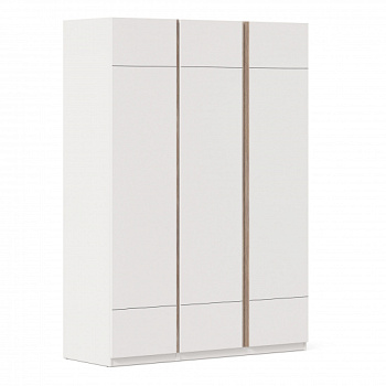 Лайт Шкаф трехстворчатый (Белый) Лайт Шкаф трехстворчатый (Белый)