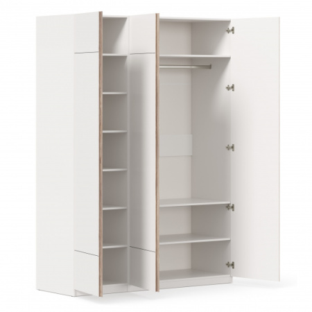 Лайт Шкаф трехстворчатый (Белый) Лайт Шкаф трехстворчатый (Белый)