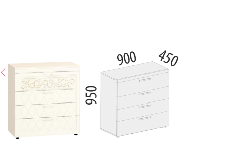  Комод Тиффани 93.18