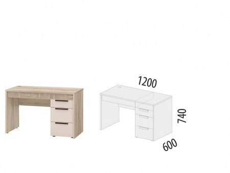 Стол компьютерный Кашемир 900.24 Стол компьютерный Кашемир 900.24